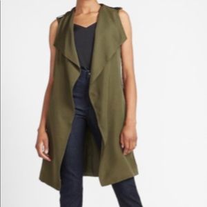 Express Belted Trench Jacket - Olive Green Size L